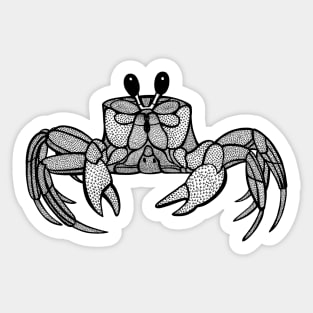 Atlantic Ghost Crab - cool and cute animal design - light colors Sticker